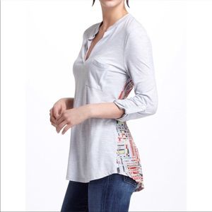 Porridge light grayish blue blouse